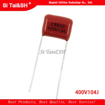 

10PCS 400V104J Pitch 10mm 0.1UF 100NF 400V 104 CBB Polypropylene film capacitor