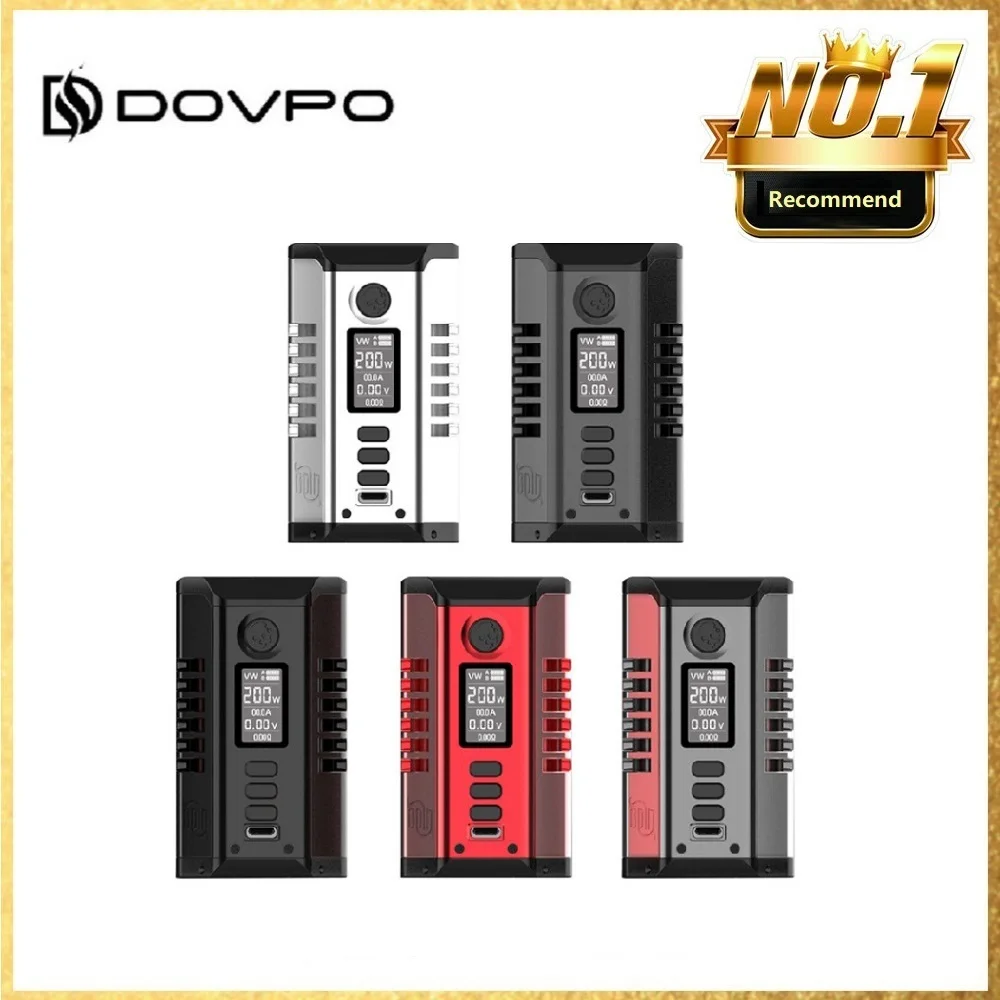 Новый Dovpo Odin 200 Вт бокс мод wi/ Max выход 0 96 дюйма TFT OLED экран коробка Vapor электронные