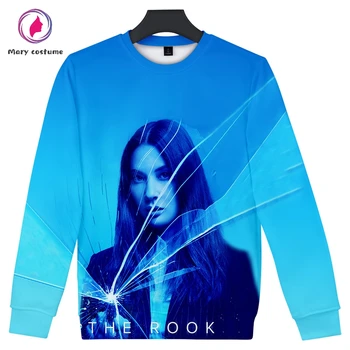 

TV The Rook O collar Sweatshirt Men Polyester Slim Fashion Round Neck Sweatshirt Hot Casual Harajuku Streetwear