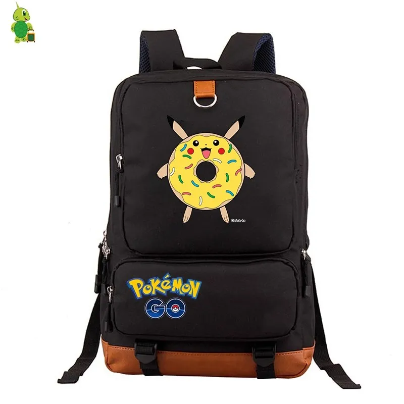 29 Рюкзаки Pokemon Go Mochila школьные сумки для подростков девочек мальчиков большие дорожные сумки на плечо для женщин и мужчин черный рюкзак для ноутбука - Цвет: 29