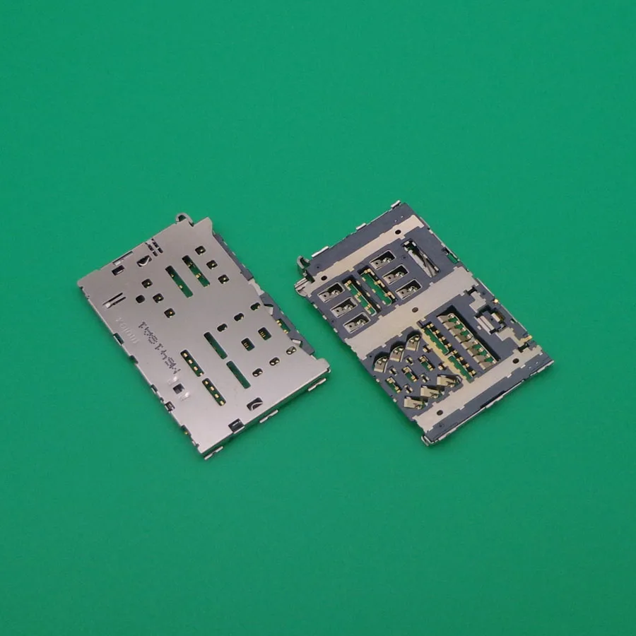 

2pcs/lot Sim card reader slot tray module holder connector for LG G6 H870 H870DS LS993 VS988 H872 socket