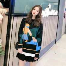 #Special Offers Milinsus Loose Women Sweater Kawaii Cartoon Dog Pattern Print Pullovers Tops Oneck Long Sleeve 2019 Winter Jumpers Pull Femme #Special Offers Milinsus Loose Women Sweater Kawaii Cartoon Dog Pattern Print Pullovers Tops Oneck Long Sleeve 2019 Winter Jumpers Pull Femme