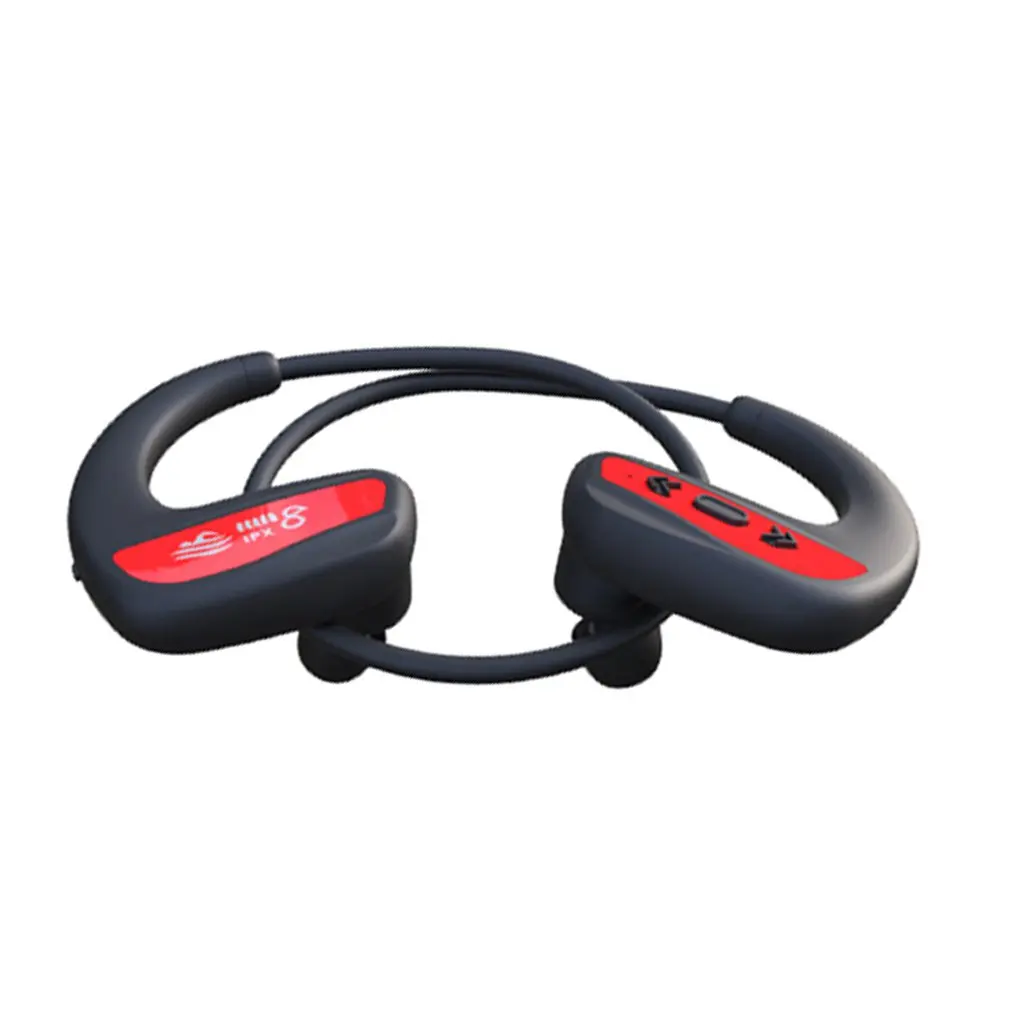 Беспроводные наушники 16G IPX8 водонепроницаемые спортивные для плавания Bluetooth