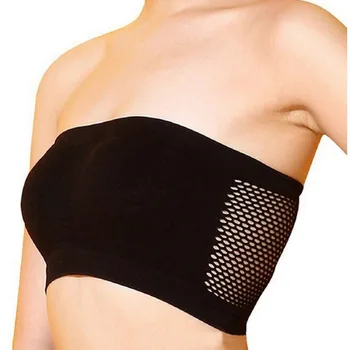 

Lady Sexy Strapless Top Vest Breathable Sports Bras Bandeau Boob Tube new arrival