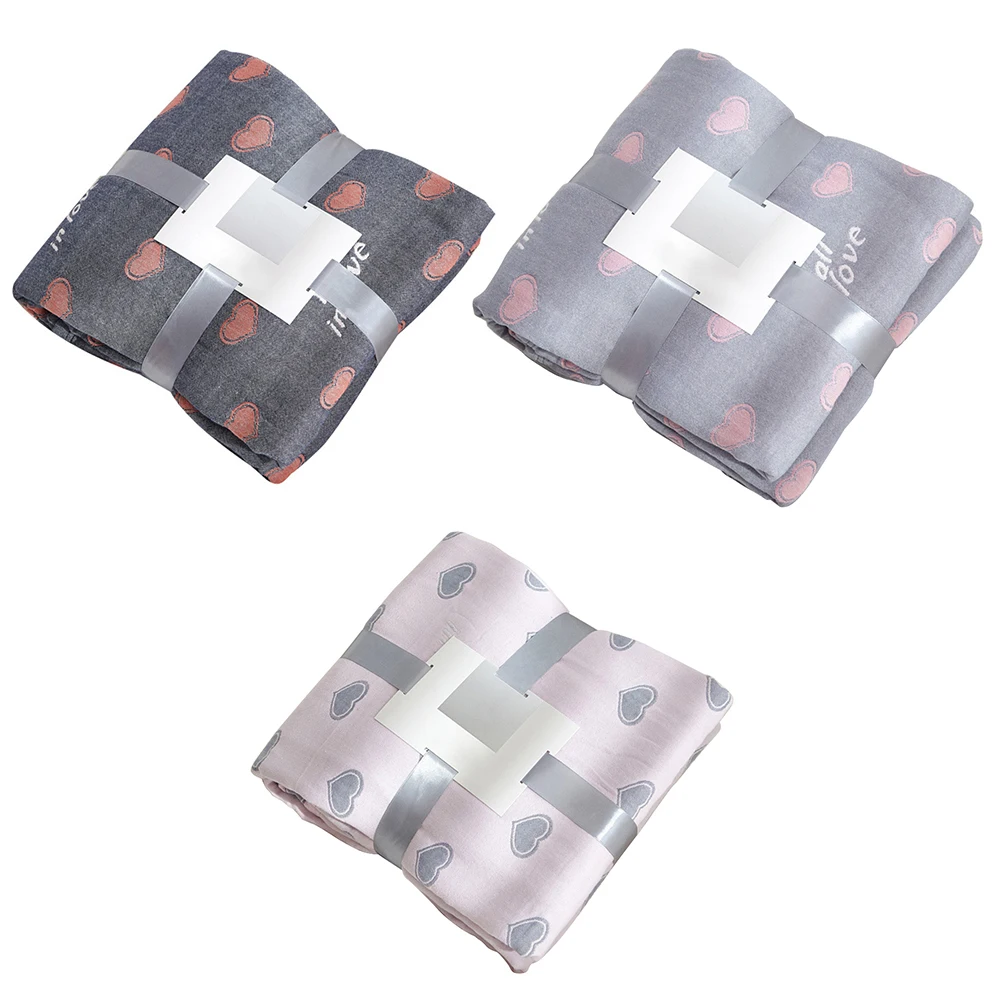 

Portable Blanket Four-Layer Soft Towel Blanket Sofa Air Conditioning Blankets No Static Electricity Blanket Home Supplies