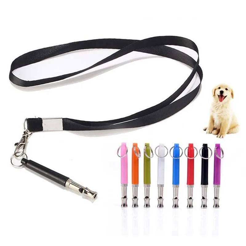 Stainless Steel Dog Whistle To Stop Barking Control Accessories For Dogs Puppy Pet Training