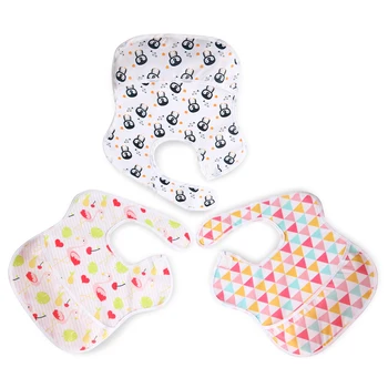 

Baby Bib Feeding Bibs Waterproof Drool Bib Coverall 3 PCS Set Adjustable Closure for Babies Toddlers with Large Pocket (6-36 M)