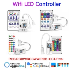 Magic Home WS2812b Controller 5V-24V WiFi LED controller RGBW RGBWW Bluetooth Wifi Led RGB Controller 12v For Led Strip