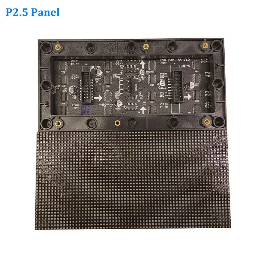 

Indoor P2.5mm RGB SMD2121 Mini Led Module 160*80mm 64*32 Pixel HD Board Full Color Led Display Matrix Led Panel For High Quality