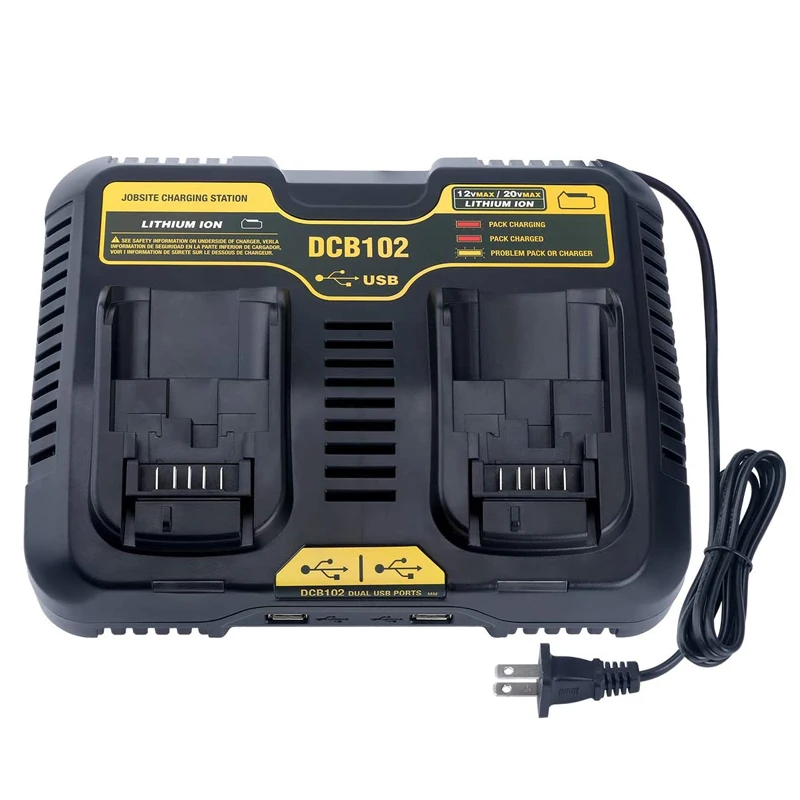 Зарядное устройство Oein DCB102 для аккумуляторов Dewalt 12 В 14 4 18 в 20 DCB200 DCB101 DCB115 DCB107 DCB105