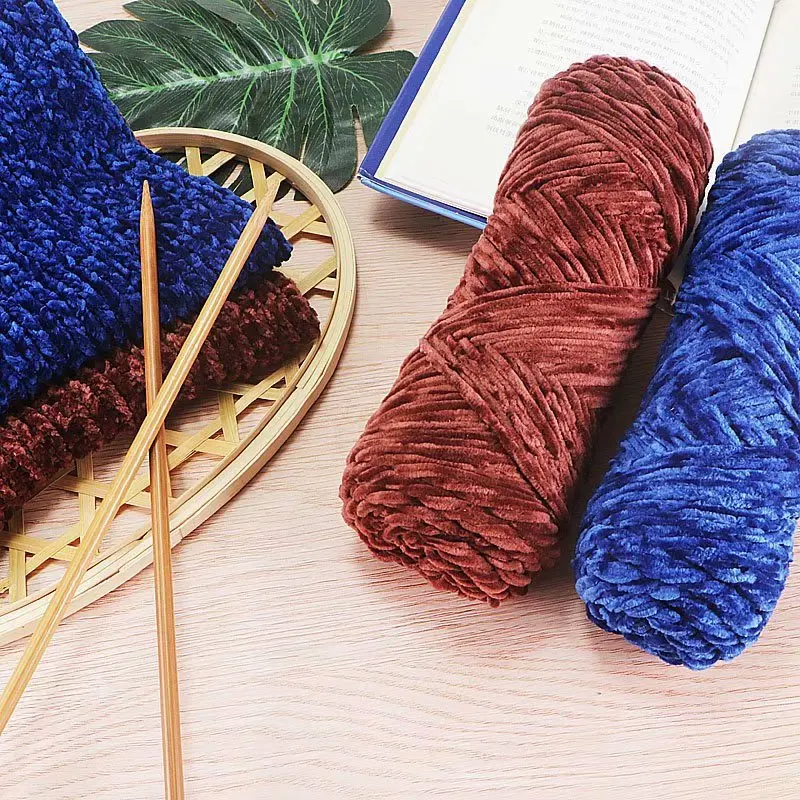 100g / 1PC Chenille Velvet Yarn Knitting Wool Thick Warm Crochet