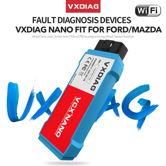 VXDIAG VCX NANO для VW volvo JLR Ford Mazda Toyota GM OBD2 автомобильный диагностический инструмент WIFI/USB