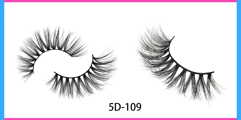 Golden Unwinding 5D-36 Mink False Eyelashes 8-25mm Full Strip Lashes Handmade Cruelty Free High Quality 3D Mink Lash