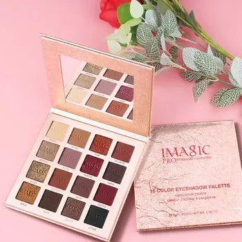 

16 Color Makeup Eyeshadow Palette Nude Waterproof Glitter Pigment Smoky Eye Shadow Palette 16 Color Makeup Palette Cosmetics New