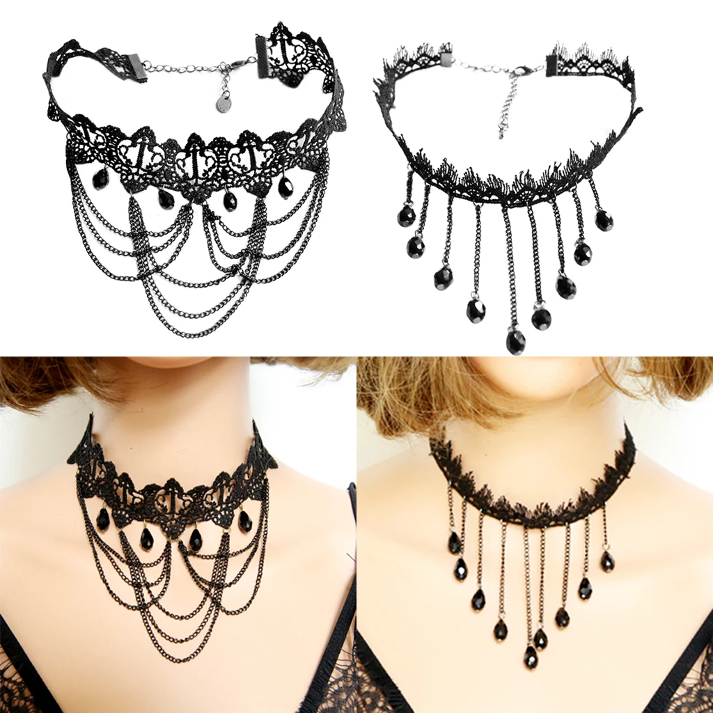 Buy Tattoo Choker Necklace for Women  Girls Punk Goth Choker NecklaceCharm  Black Lace Stretch Choker NecklaceSuede Leather Pendant ChokerAdjustable Collar  Necklaces Gifts Online at Lowest Price in Ubuy India B0956RX8X7