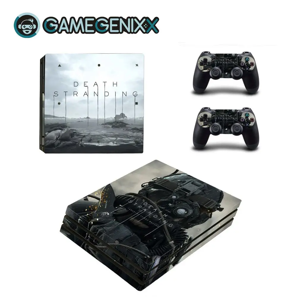 Death Stranding GAMEGENIXX Кожа Наклейка защитная виниловая наклейка для PS4 Pro консоли и 2 контроллеров-Death Stranding - Цвет: Death Stranding