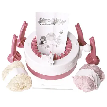 

22 Needles Wool Knitted Fabric Large Size Hand Knitted Scarf Sweater For Adult Children's Hat Socks Lazy Man Artifact