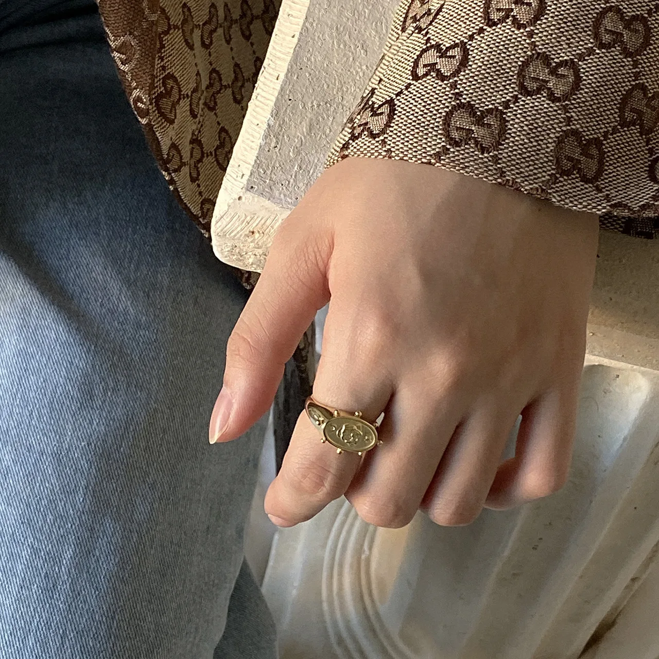 Silvology, 925 пробы, Серебряное овальное кольцо в виде цветка розы, круглая бусина, креативные Романтические кольца для женщин 925, праздничные украшения, подарок