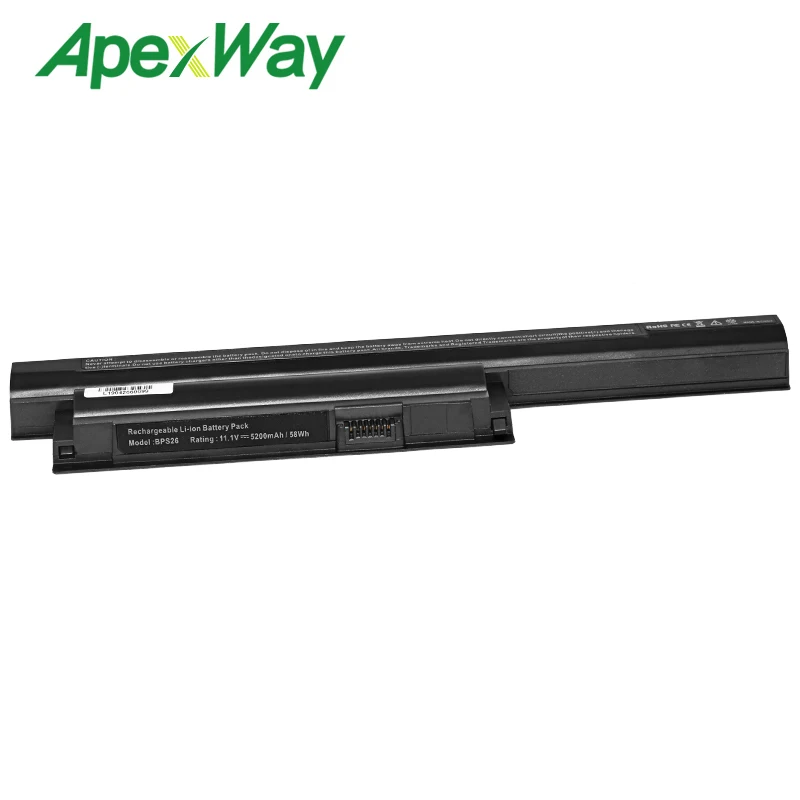 Bateria Apexway para Sony Vaio Bps26 Vgp-bpl26 Vgp-bps26a Vgp-bps26 Sve17 Vpc-ca Vpc-cb Vpc-eg Vpc-ec Vgp-bps26 1711q1rw - Imagem 3