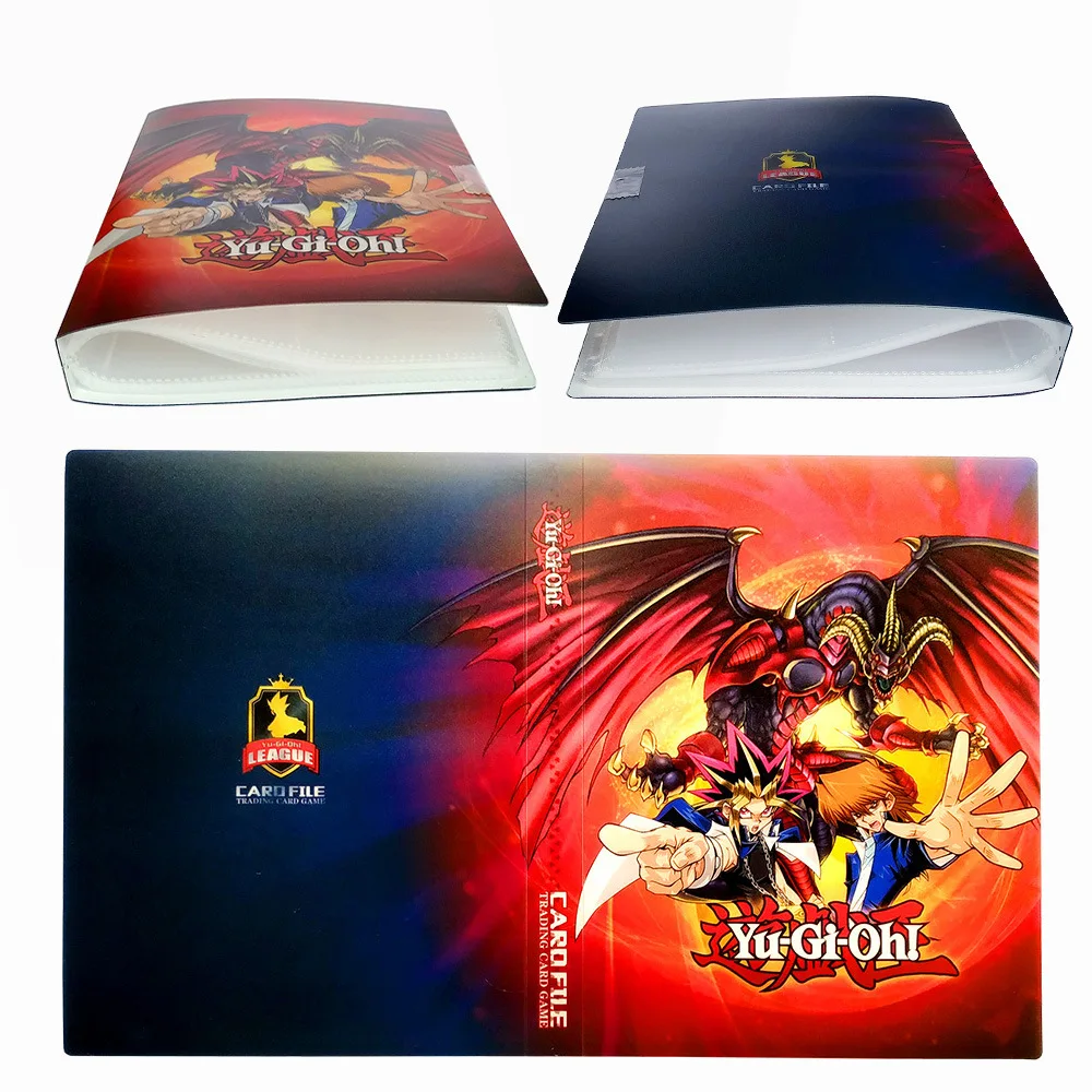 Yu-Gi-Oh! Dragon Ball коллекция карт книга замысловатым Отделом для карт с отделкой в стиле аниме карты, детские игрушки