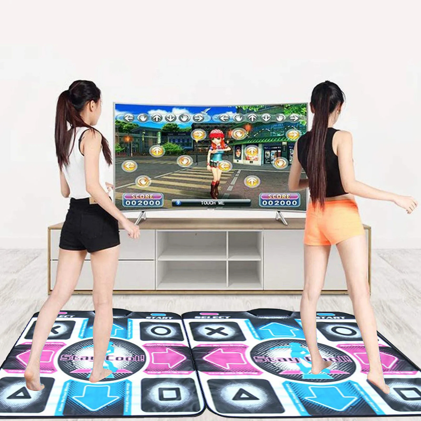 Dansen Mat Antislip Dansers Mat Kussen Gevoel Spel Yoga Spel Deken C Recreatieve Fntertainment Gaming Accessoires