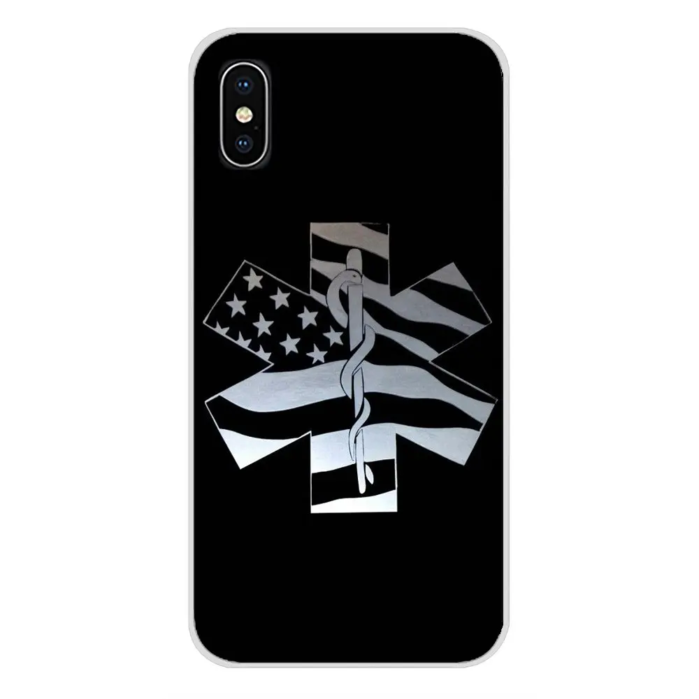 Чехол с изображением больницы скорой помощи и звезд жизни для Apple iPhone X XR XS MAX 4