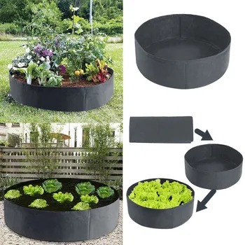 

Raised Plant Bed Garden Flower Planter Elevated Vegetable Box Planting Bag Nursery Production Planting Grow Bag Felt Fabric
