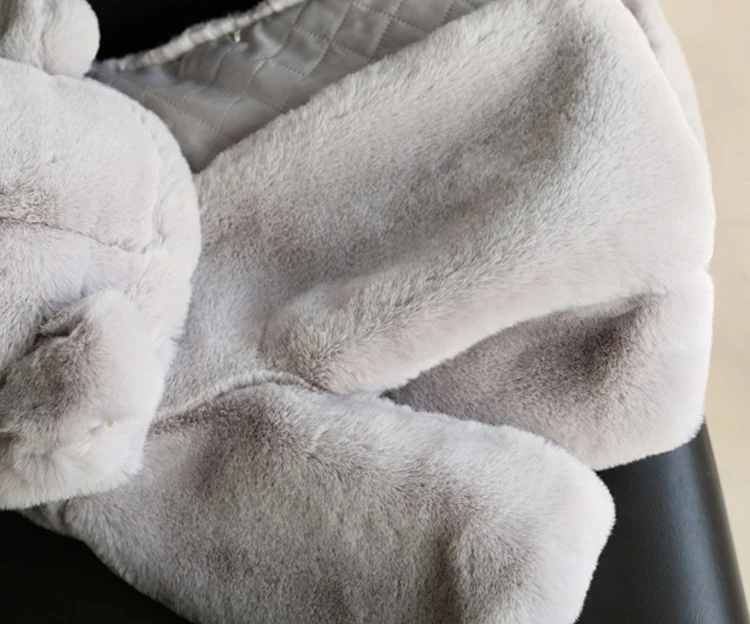 Dollplus/Детское пальто из искусственного меха с капюшоном хлопковые куртки для детей, милое однотонное теплое пальто для маленьких девочек, зимняя праздничная одежда
