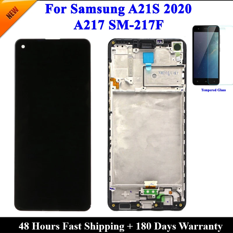 ЖК-экран для Samsung A21S 2020 LCD для Samsung A21S A217 SM-A21F ЖК-экран сенсорный дигитайзер в сборе (art.: 3a39cd30673) - 3a39cd30673