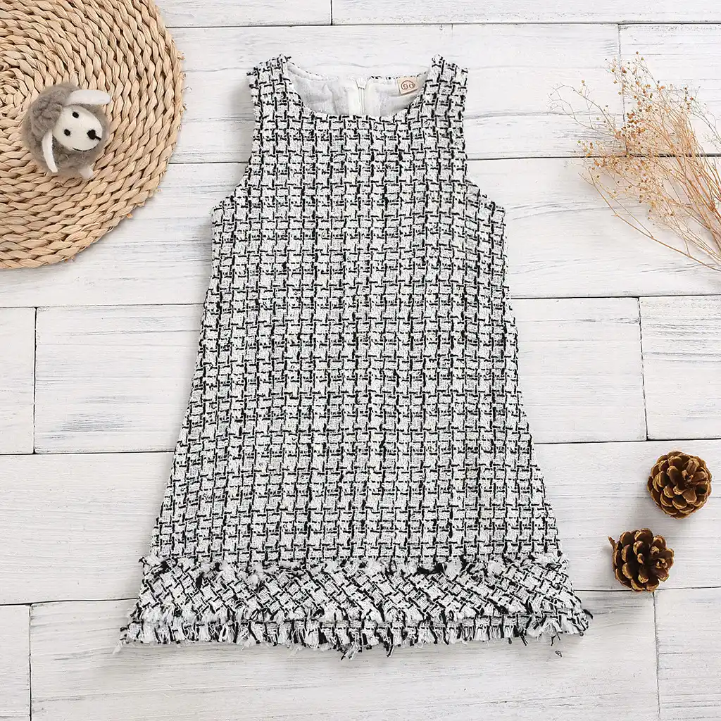 girls fringe dress