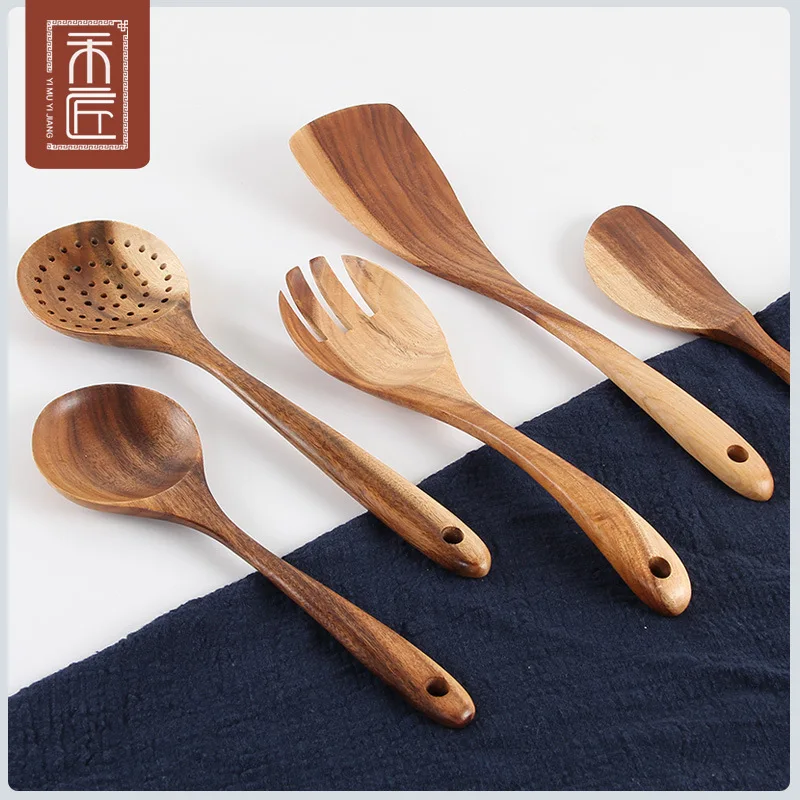 

Wood shovel non-stick pot special wood long handle fried vegetable pot shovel grapefruit tablespoon cooking utensils wholesale