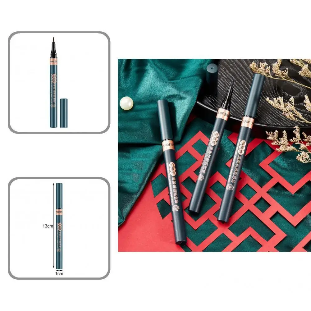 

2 Colors 1ml Stylish Smudge Proof Eyeliner Stick Portable Eyeliner Pen Long Lasting for Wedding