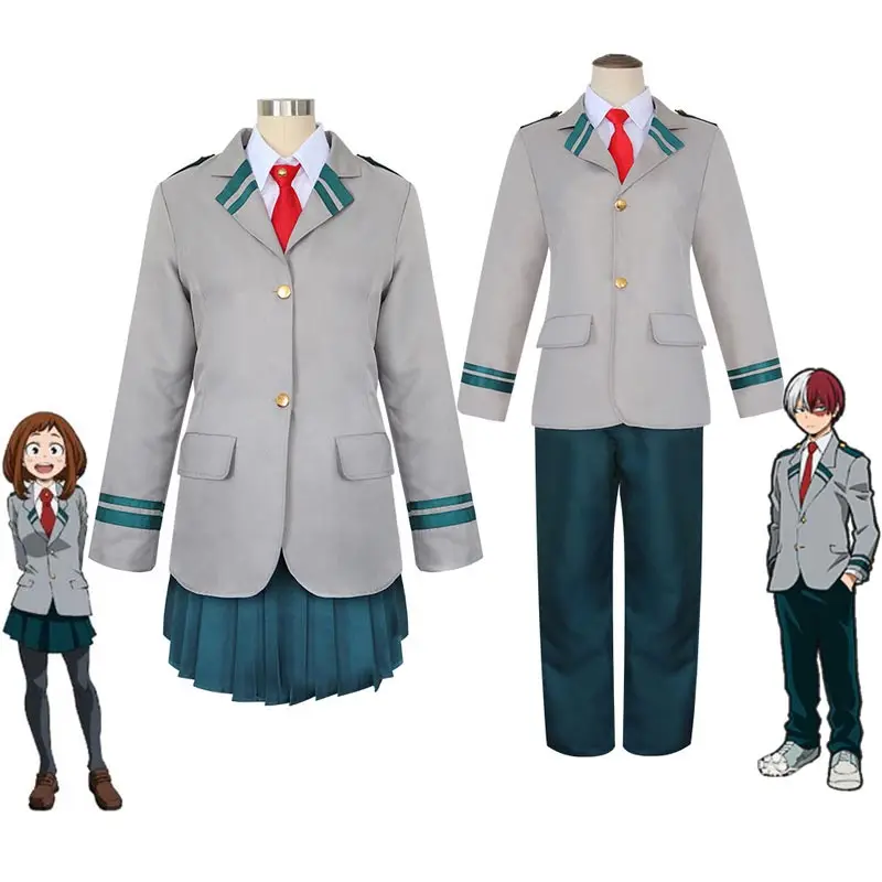 Boku no Hero Academy AsuiTsuyu yaojorozu Momo школьная форма косплей костюм мой герой Academy OCHACO URARAKA мидория изуку