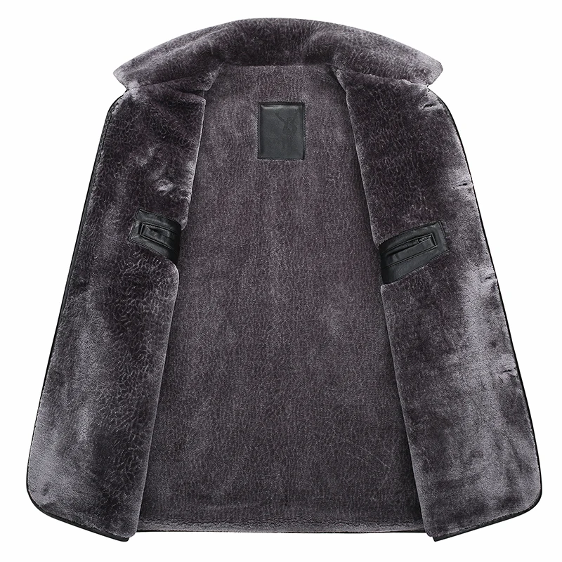 Большие размеры 8XL 7XL 6XL 5XL, стиль, овчина для мужчин, полупальто из овчины, средняя мужская шуба, шуба, куртка