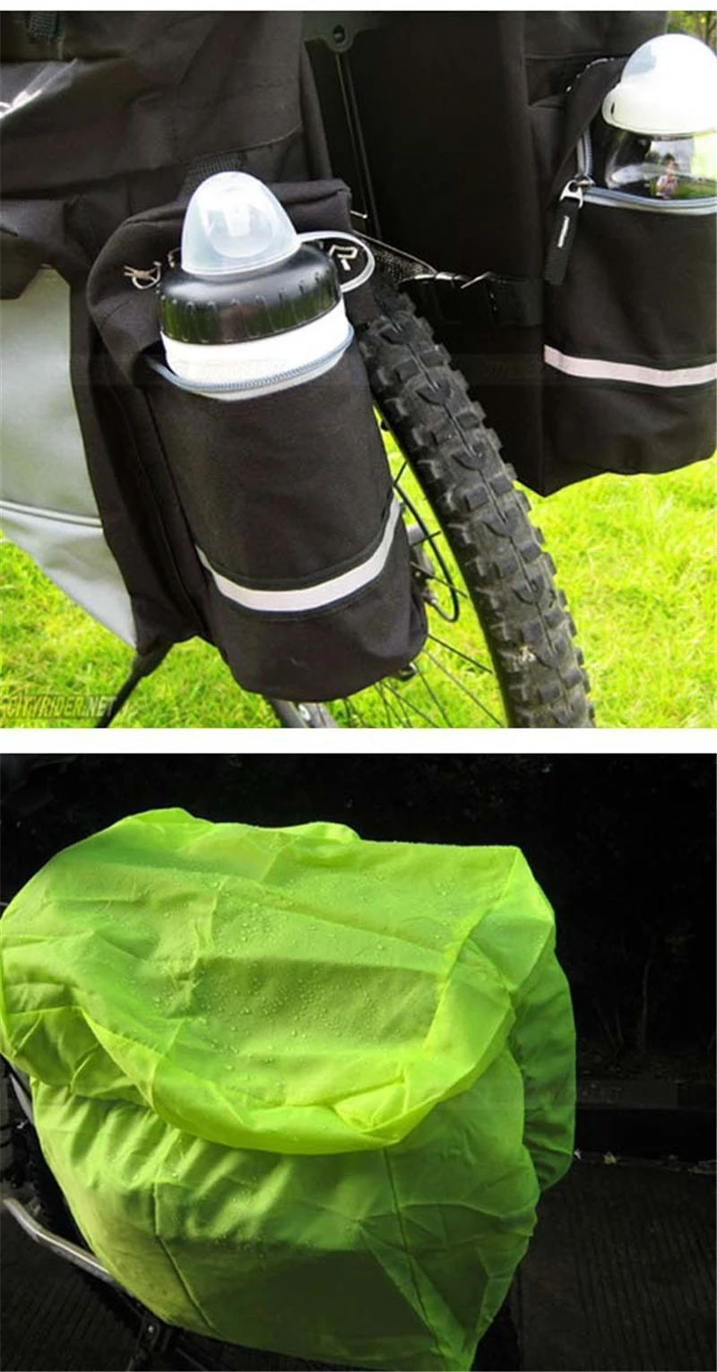 Велосипедная сумка для шоссейного велосипеда, задняя крышка от дождя, водонепроницаемый непромокаемый чехол от пыли, защитная Складная велосипедная сумка, чехлы, снаряжение