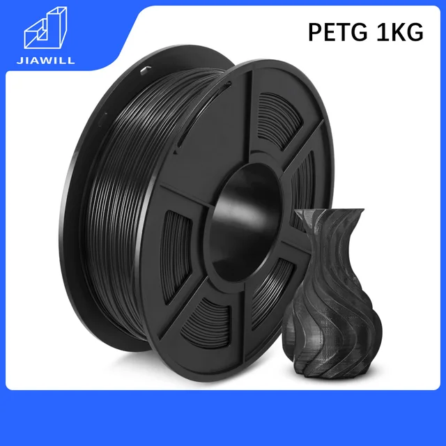 PLA SILK PLA PLUS PETG 3D Printing Filament For FDM3D Printer Filament PLA 1KG 1.75MM Free Shipping PETG Black 1KG