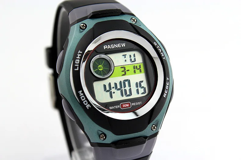 Pasnew студенческие часы многофункциональные электронные часы ночной свет Водонепроницаемые Красивые Детские часы