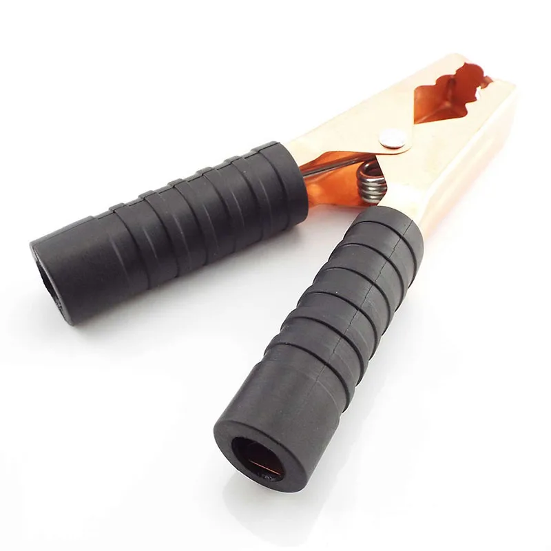 Alligator Clips Alligator Clip Adapter Test Hooks Clips Test Clip 200A 14cm Red Black Alligator Crocodile Clip Car Battery Clamps large Alligator Clips Connector Plug Power Car accumulator clip