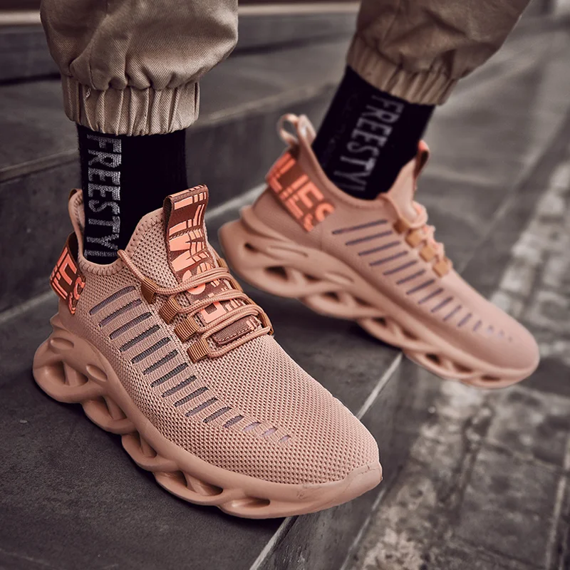 Новинка кроссовки из кокоса мужские летние высокие коричневые повседневные