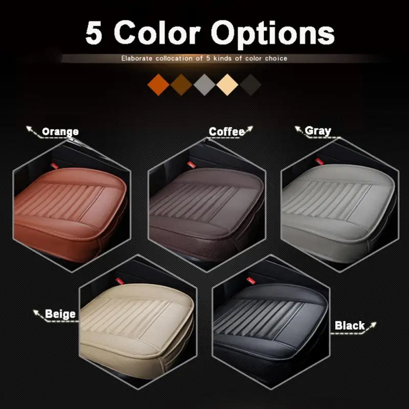 Breathable Leather Car Seat Cover Set Protector Linen Front Back Cushion Pad Accessories Universal | Автомобили и мотоциклы