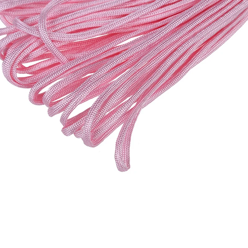 2 pcs 100ft 7 Strand 550 Survival Bushcraft Паракорд парашютный шнур Тип III-розовый и синий