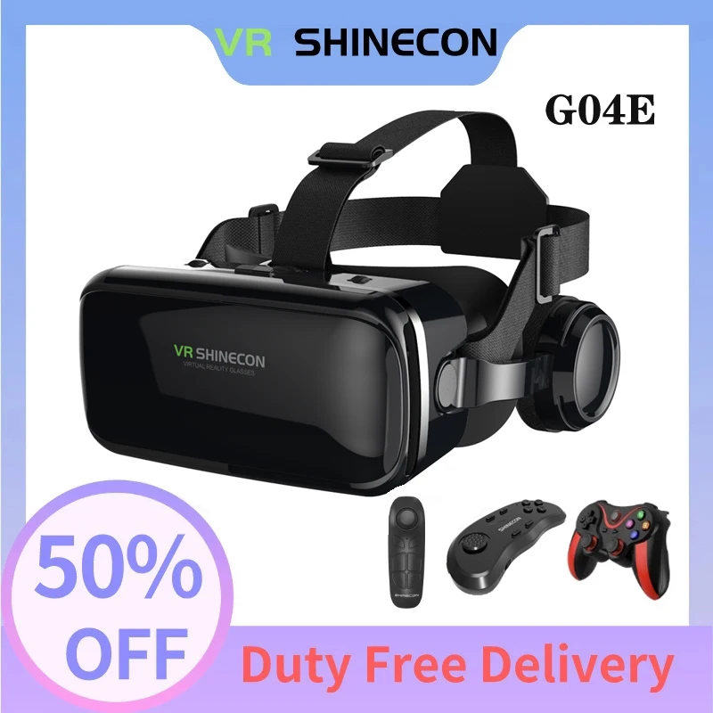 Очки виртуальной реальности VR Shinecon G04E 3D для любителей игр видео-фильмов 4 7-6 53