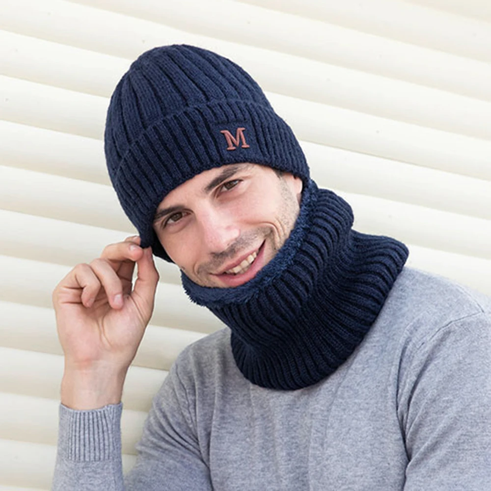 Adputent зимняя шапка Skullies Beanies шапка зимние шапки для мужчин и женщин шерстяной шарф шапки Балаклава маска Gorras капот вязаная шапка
