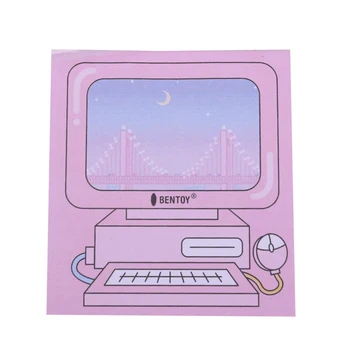

Creative Computer Game Machine Modeling Memo Pad Pink Sticky Notes Memo Notepad Gift Stationery