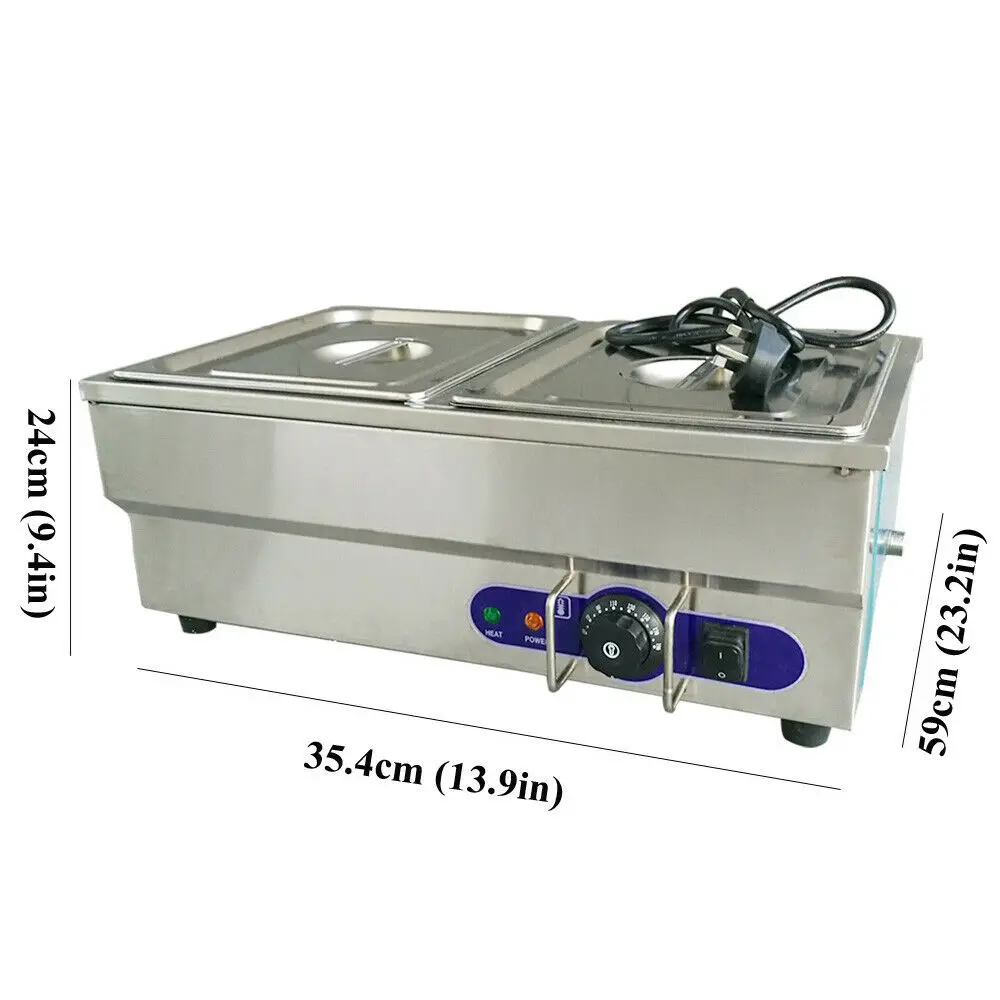 Электрическая грелка с краном для кухни 220 В 2 горшка|food warmer|kitchen appliancesfood warmer electric |