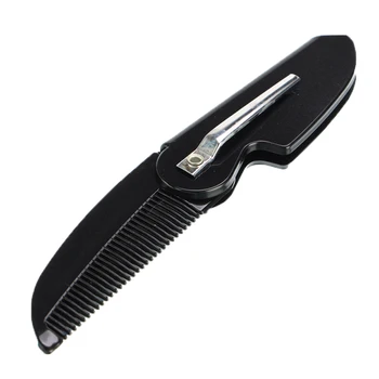 

Multifunction Hair Folding Comb Pocket Handmade Hair Clip Hair Moustache Beard Comb Brushes Hair Styling Tool Beauty Mens Womens
