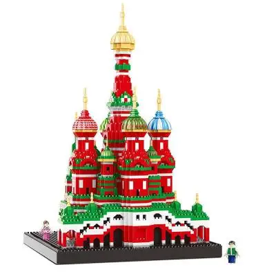 Balody Mini архитектурные блоки модель мини Строительная игрушка собор Святого