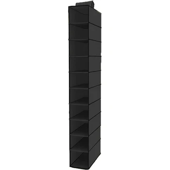

Wardrobe Solid Hotel 10 Grids Non Woven Cloth Underwear Storage Hanging Organizer Home Bedroom Closet Wear Resistant Bra Socks