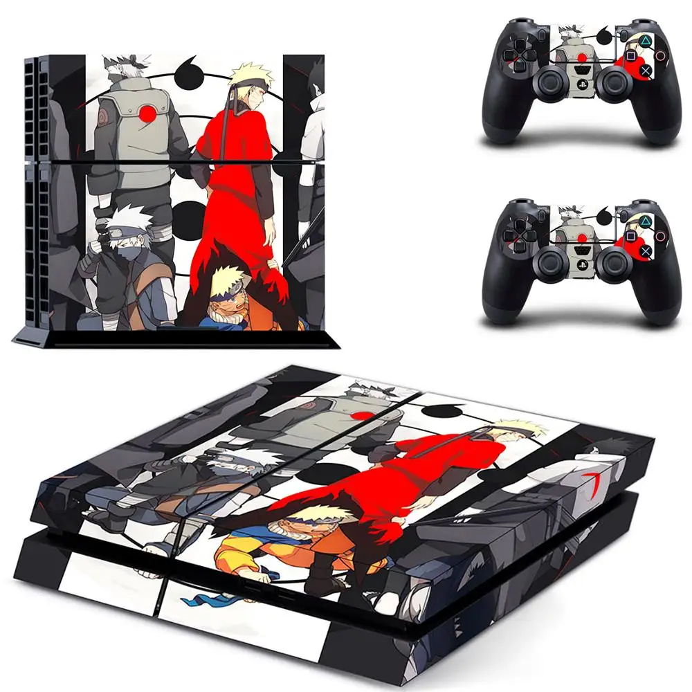 Ботинки в стиле аниме Naruto PS4 Стикеры s Play station 4 кожи PS наклейка кожного покрова для