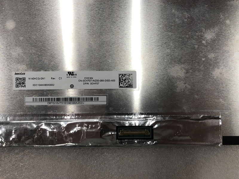 Substituição Matte Lcd Painel de Tela Matrix Laptop Ips Fhd 30pin Edp N140hcg-gn1 Exatamente Modelo 100 Srgb N140hcg-gn1 Original Novo - Imagem 2